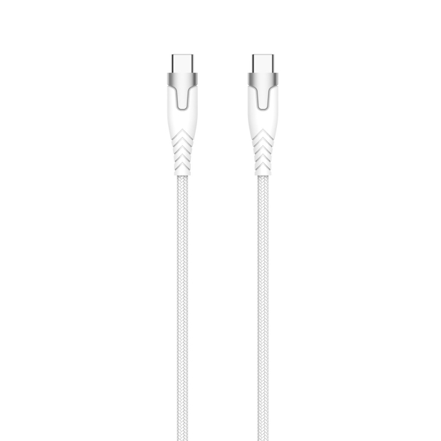 Gear Kevlar-kabel Pro Usb-C 2.0 Med Metallhus Hvit 1,5m
