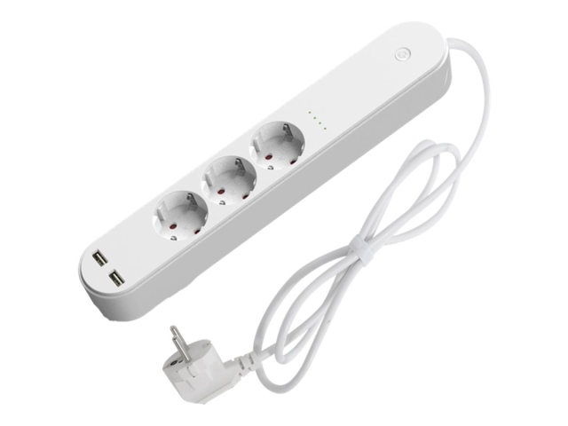 Denver SHP-310U Smart grenuttag 3-uttag 16A Vit