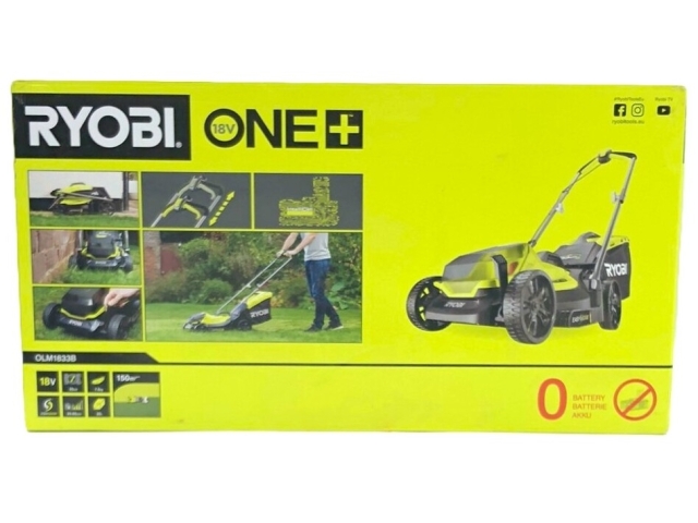 Ryobi One+ OLM1833B Gräsklippare Elektrisk 33 cm Klippbredd