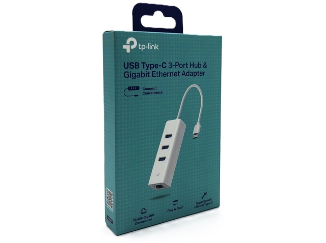 TP-Link UE330C V1 Hub 3 portar USB