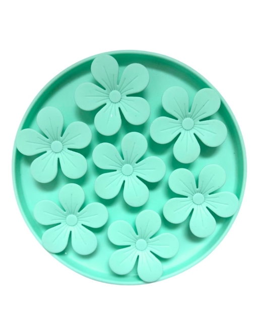 Confetti Dogs Slikkematte med blomstermønster 20 x 20 x 2 cm - (PBL6898S)