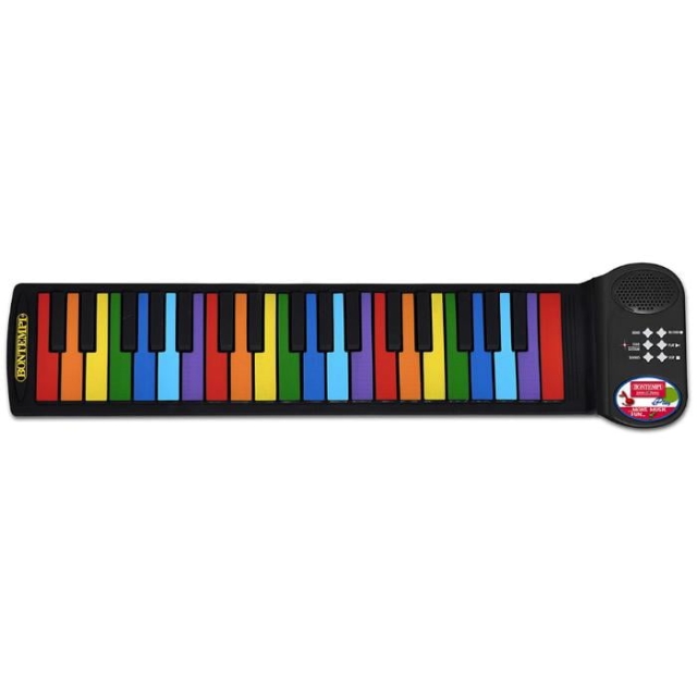 Bontempi elektronisk keyboard med 37 tangenter som kan rulles opp (543720)