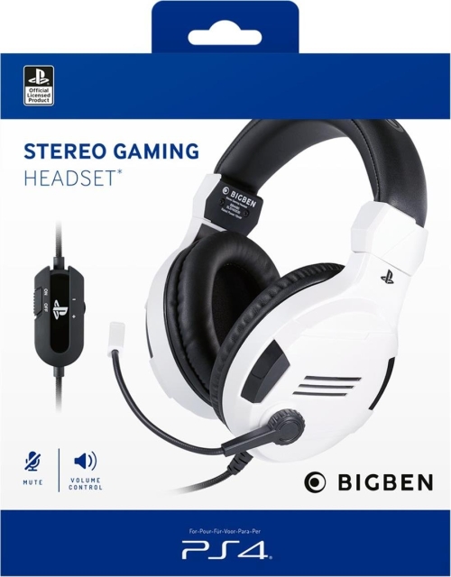 bigben playstation 4 HW bigben Stereo Gaming Headset v3 (hvit)