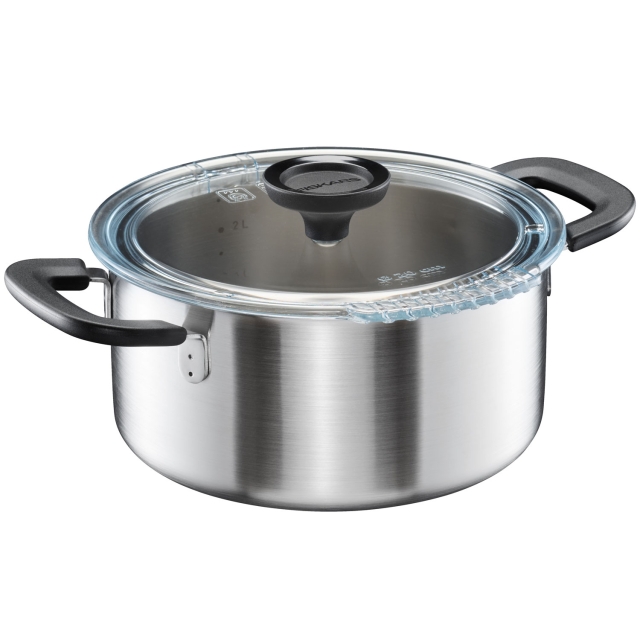 Fiskars FF 3 L kasserolle med lokk 1072316