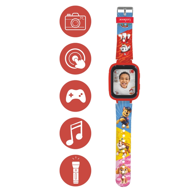 Lexibook Paw Patrol Smartklokke for barn med 8 GB minnekort (DMW070PA)