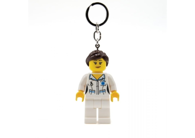 LEGO LED LEGO - Nøkkelring med LED-lys - Sykepleier (4006036-LGL-KE186H)
