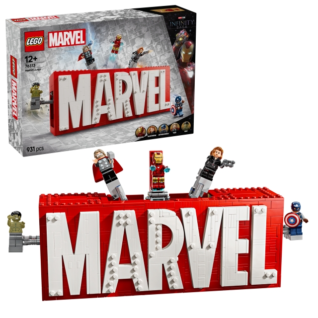 LEGO Superhelter - MARVEL Logo og minifigurer (76313)