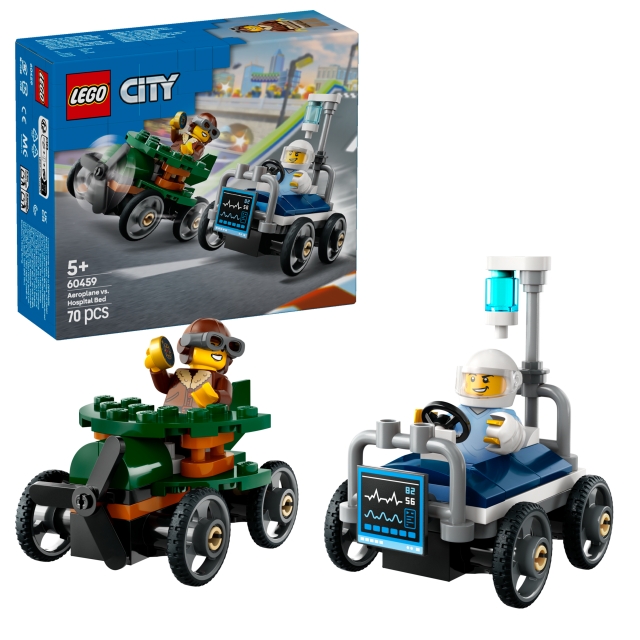 LEGO LEGO City - Racerbilpakke: Fly mot sykehusseng (60459)