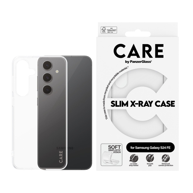 CARE by PanzerGlass Etui - gjennomsiktig - Samsung Galaxy S23 FE
