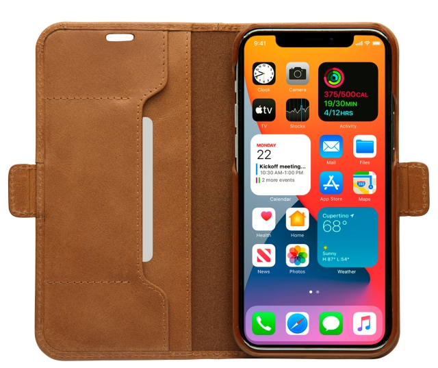 dbramante1928 Copenhagen Slim Wallet-etui - Brun - iPhone 12 Pro Max