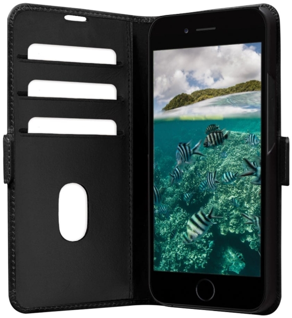 dbramante1928 Copenhagen Wallet-etui - iPhone SE/8/7 - Svart