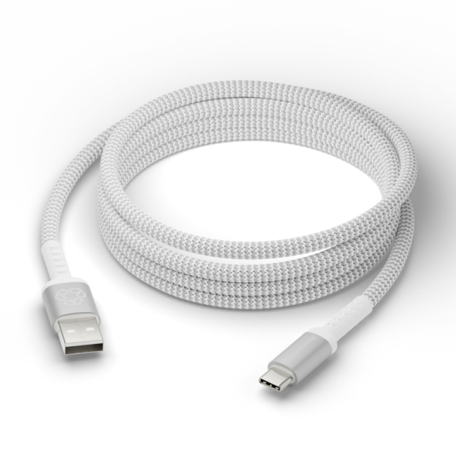 dbramante1928 Re-charge - BRD-kabel - USB-A til USB-C, 2,5 m - Hvit