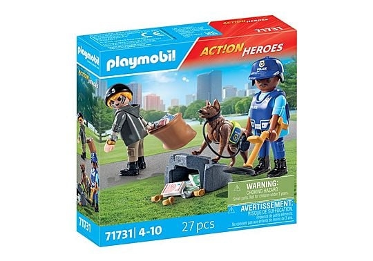 Playmobil Politisøk med hund (71731)