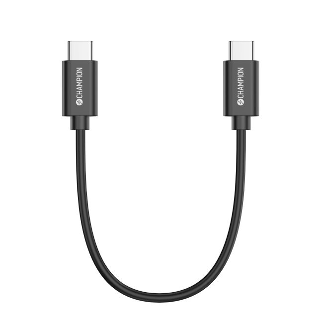 Champion USB-C-kabel 30 cm, svart