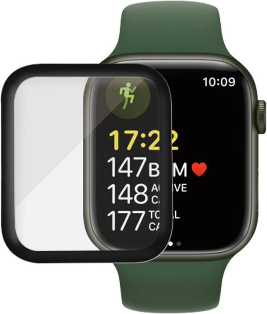 PanzerGlass panserglass til Apple Watch 7 / 8, 45 mm, svart
