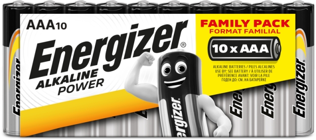 Energizer Power AAA 10-pakning brett