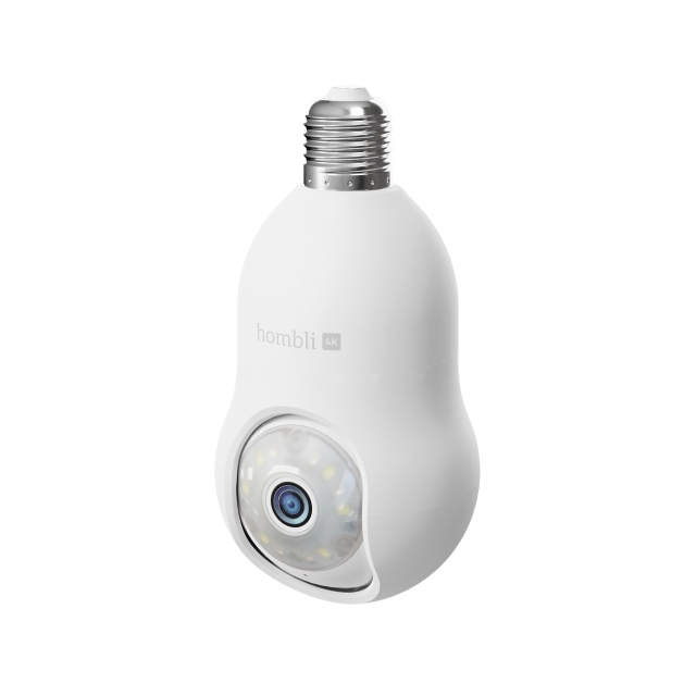 Hombli Smart Bulb Cam 4K, hvit