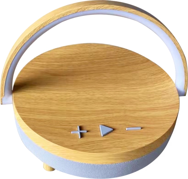 Haws Rømø nattlampe med trådløs lading og høyttaler