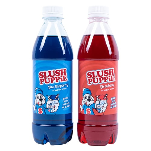 Fizz Creations SLUSH PUPPiE ORIG 2-pk sirup-sett - blåbringebær og jordbær