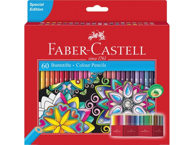 Faber-Castell Castle-eske Fargeblyant med 60 stk