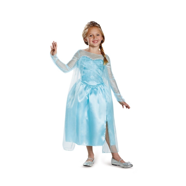 Disguise Klassisk kostyme - Elsa (128 cm) (129879K)