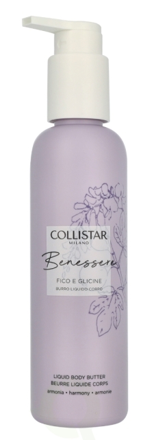 Collistar Benessere Fig And Wisteria Liquid Body Butter 200 ml