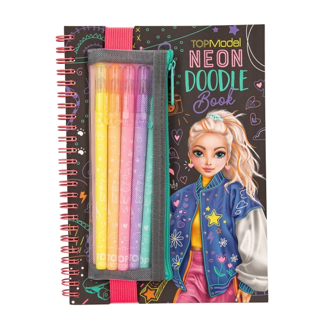 TOPModel TOPModel Neon Doodle-bok med neonpennesett - (413217)