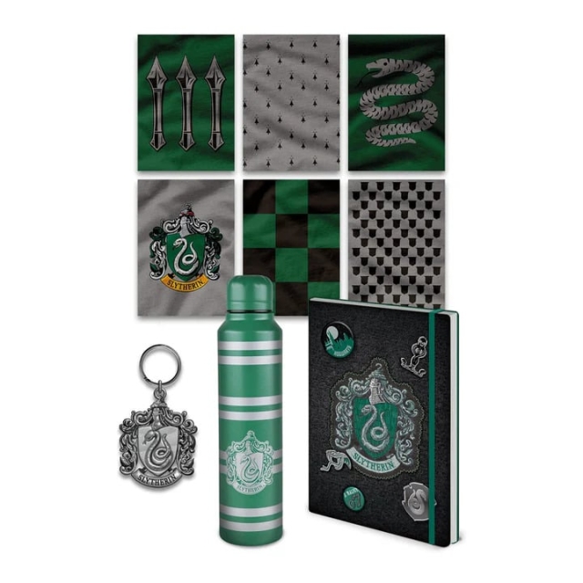 Pyramid International HARRY POTTER (FARGERIKT SLYTHERIN-VÅPENSKJOLD) PREMIUM GAVESETT