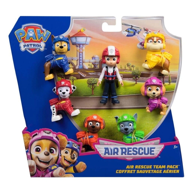 Paw Patrol Air Rescue 7 Figurpakke - (6071499)