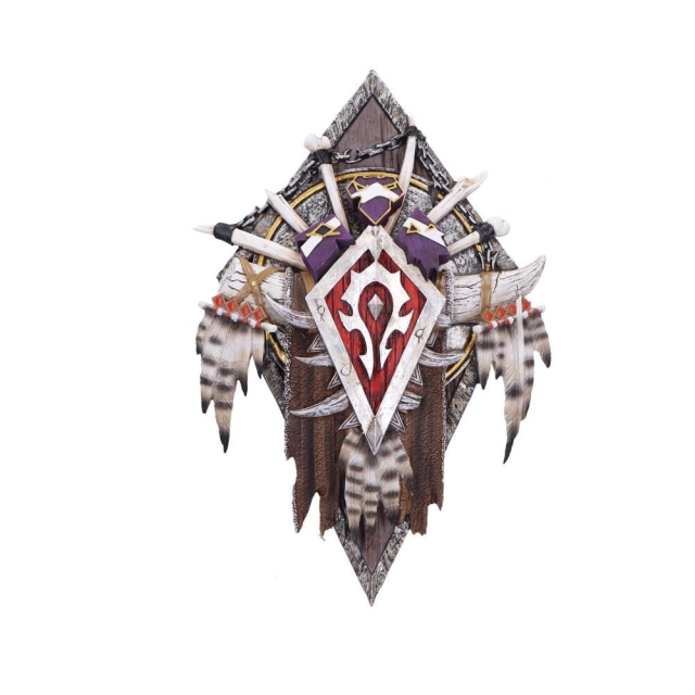 Nemesis Now World of Warcraft Horde veggplakett høyde 30 cm