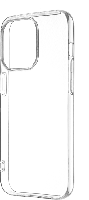 Wave silikondeksel, iPhone 14 Pro, gjennomsiktig