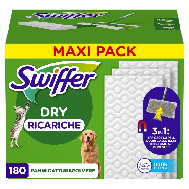 Swiffer Tørre gulvrengjøringskluter, 30 stk Kjæledyr