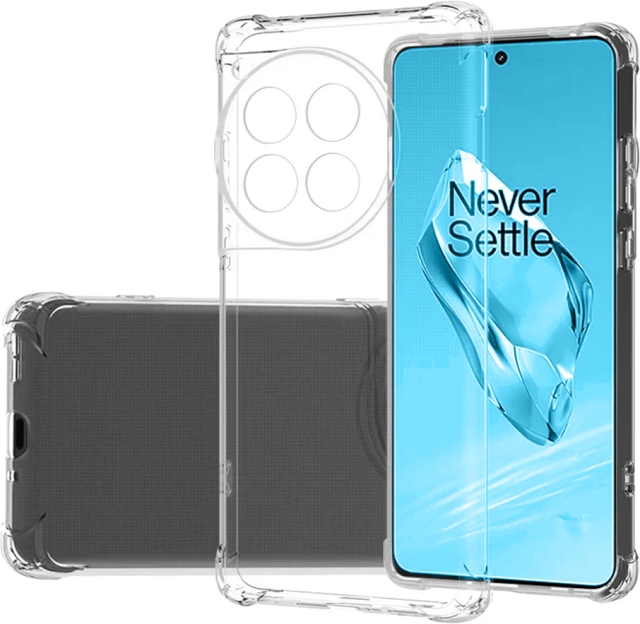 Insmat Impact Case bakdeksel, OnePlus 12R, gjennomsiktig