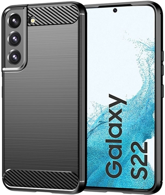 Insmat C&S Style bakdeksel, Samsung Galaxy S22, svart