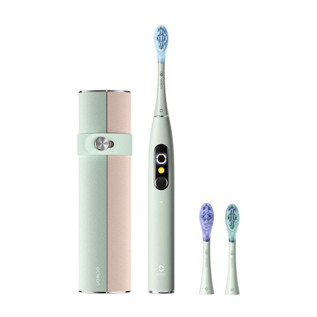 Oclean Elektrisk Tannbørste X Ultra 20 Set Grønn