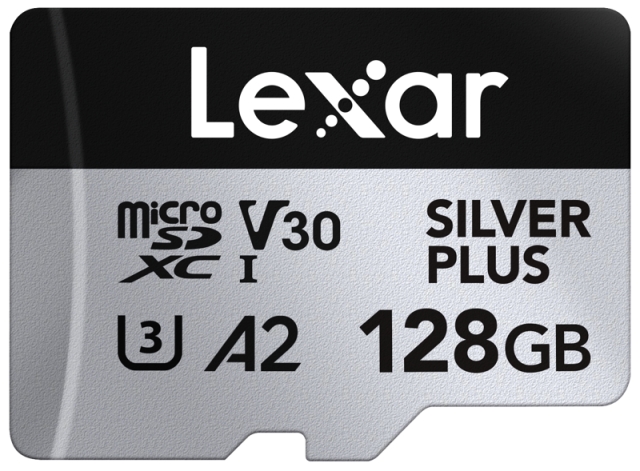 Lexar microSDXC Professional SILVER Plus UHS-I/U3/A2/4K R205/W150 (V30) - SILVER - 128 GB