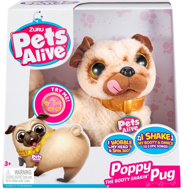 Pets Alive Pug-S1 Mops som rister på rumpa (9521)