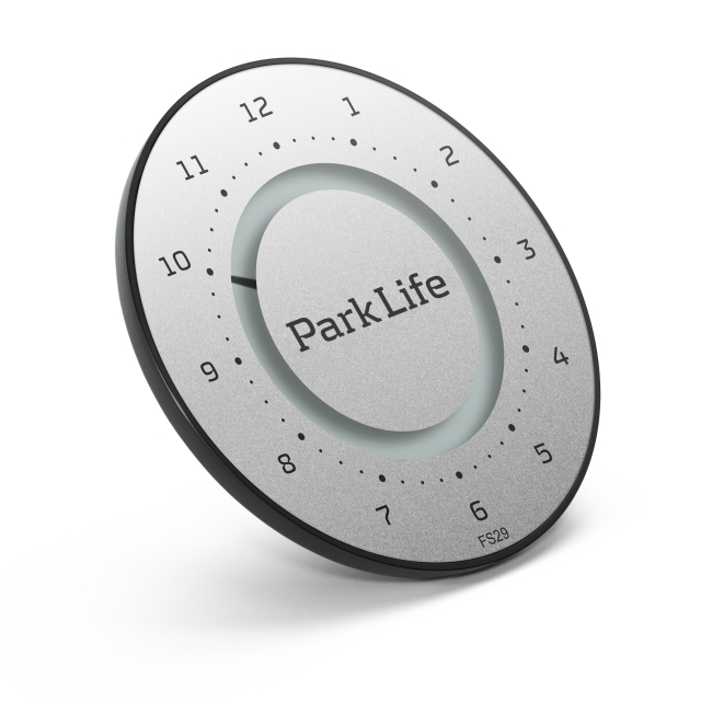 ParkOne Park Life - Elektronisk parkeringsskive Titanium Silver