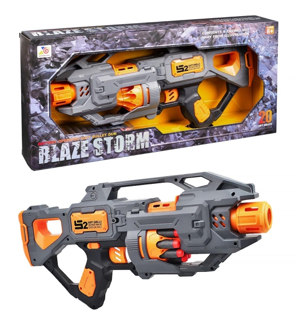 Gonher Blaze Storm batteridrevet softbulletpistol (42070)