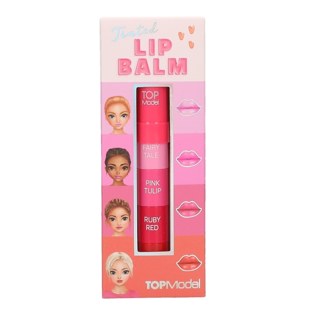 TOPModel TOPModel Tinted Lip Balm - 4 farger - 4 x 1 g