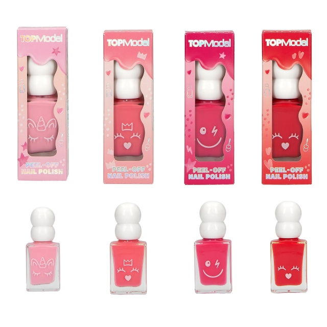 TOPModel Neglelakk BEAUTY and ME - Coral, Light Pink, Pink, Red
