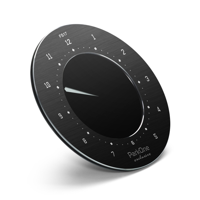 ParkOne Exclusive - Svart elektronisk parkeringsskive