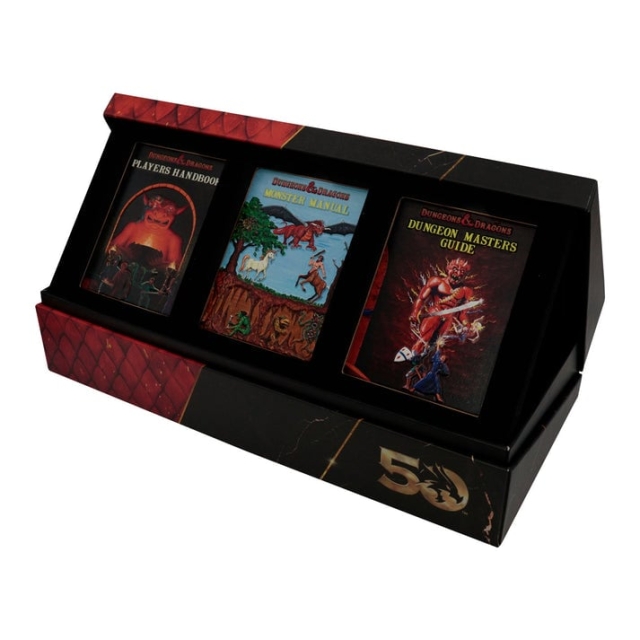 Dungeons & Dragons 50-årsjubileum 1. utgave bokomslagsbarrer