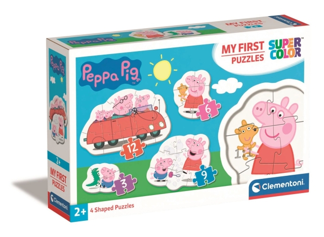 Clementoni Mitt første puslespill 3-6-9-12 brikker - Peppa Pig (20829)