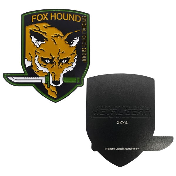 Fanatik Metal Gear Solid FOXHOUND Insignia Ingot i begrenset utgave