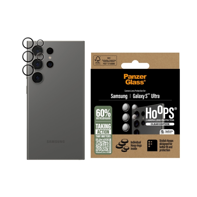Panzer Glass - Hoops Lens P Galaxy S25, gjennomsiktig