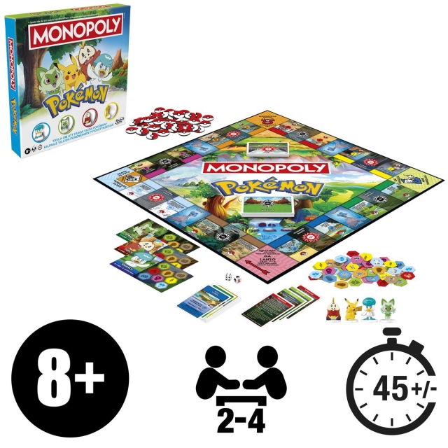 Hasbro gaming Brettspill Monopoly Pokemon (SE/FI)