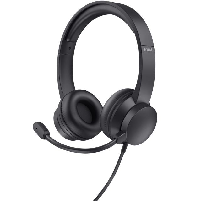 Trust Ayda PC-headset 3,5mm Svart