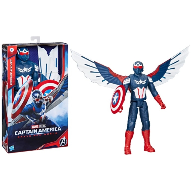 Marvel Actionfigur av Captain America fra Brave New World (F9301)
