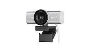 Logitech MX Brio Ultra HD 4K webkamera for samarbeid og strømming - blekgrå